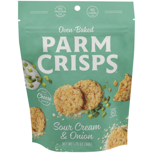 PARM CRISPS - Parmesan Crisps Sour Cream Onion 1.75OZ ( Pack of 12)