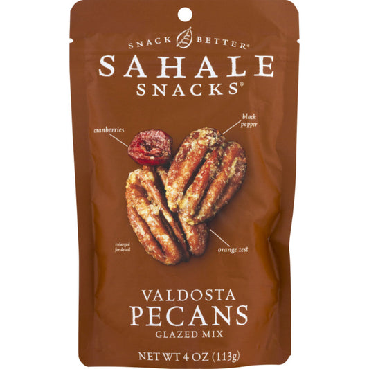SAHALE SNACKS - Valdosta Pecans Glazed Mix 4OZ ( Pack of 6)