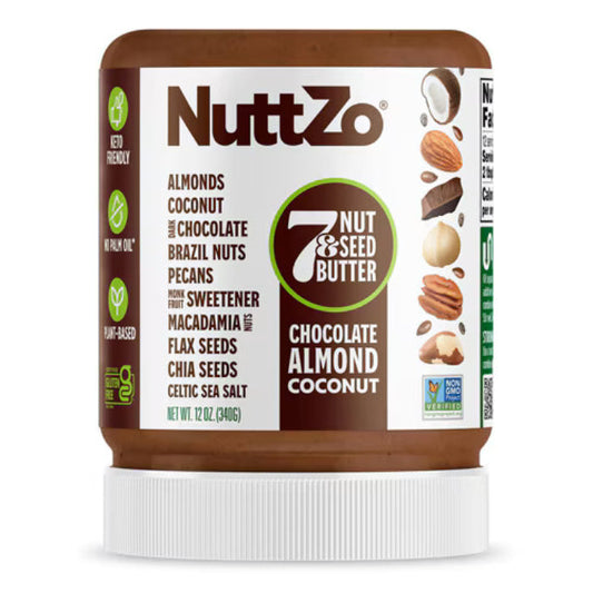 NUTTZO - Keto Nut Chocolate Butter 12OZ ( Pack of 6)