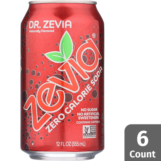 Zevia Zero Calorie Soda Dr. Zeiva - 6 PK
 | Pack of 4 - PlantX US