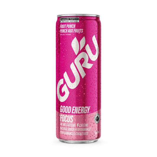 GURU - Fruit Punch Energy Drink 12FO ( Pack of 24)