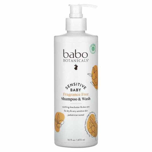 BABOBOTANI - Baby Shampoo Wash 16OZ ( Pack of 1)