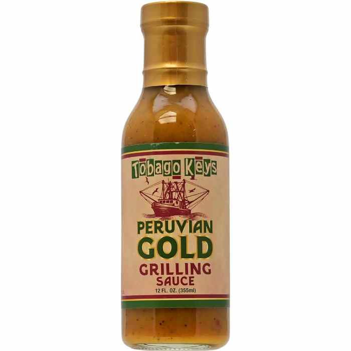 TOBAGO KEYS - Peruvian Gold Sauce 12OZ ( Pack of 12)