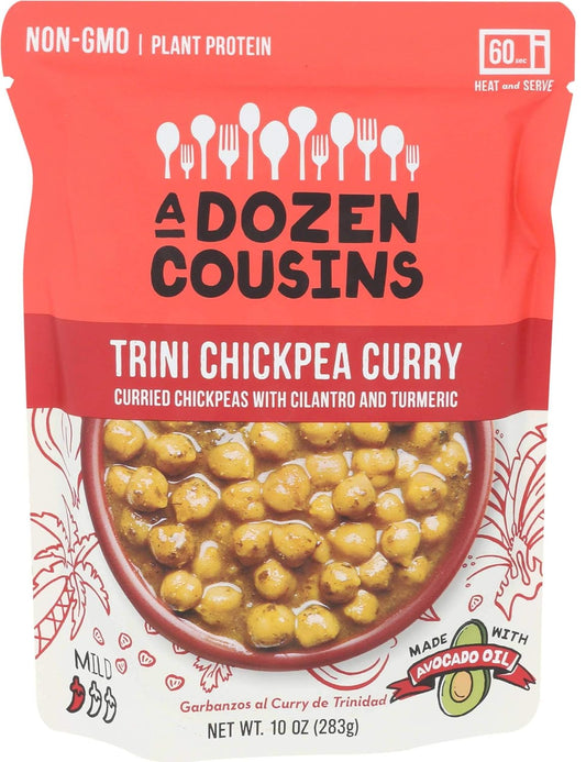 A Dozen Cousins - Trini Chickpea Curry, 10 Oz | Pack of 6