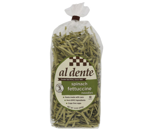 AL DENTE PASTA FTTCCNE SPINACH 12 OZ - Pack of 6