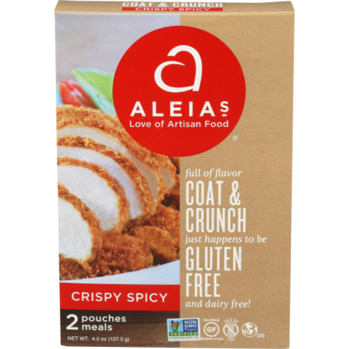 ALEIAS BREAD CRUMBS CRISPY SPICY 4.5 OZ - Pack of 8