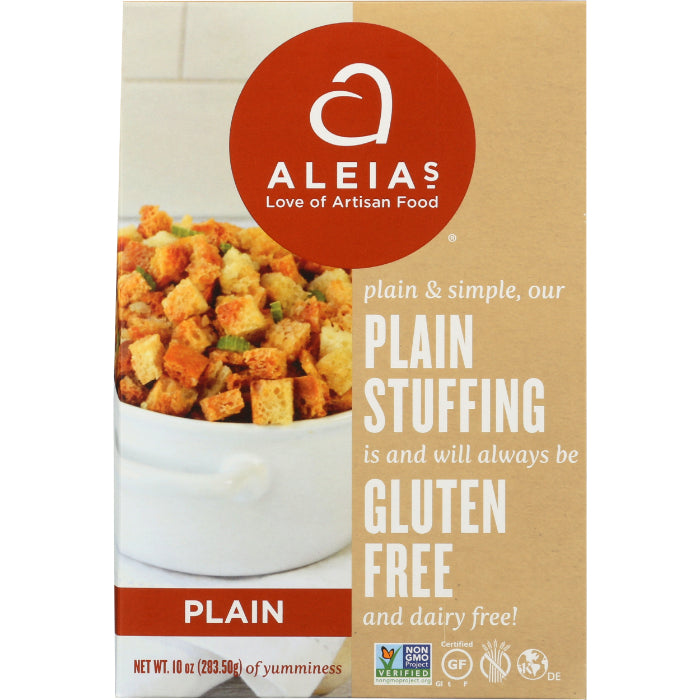 ALEIAS STUFFING MIX PLAIN GF 10 OZ - Pack of 6