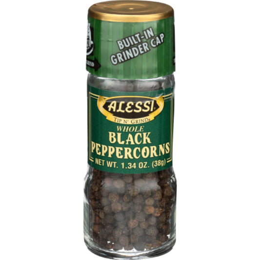 ALESSI GRINDER BLK PEPPERCRN WHL 1.34 OZ - Pack of 6