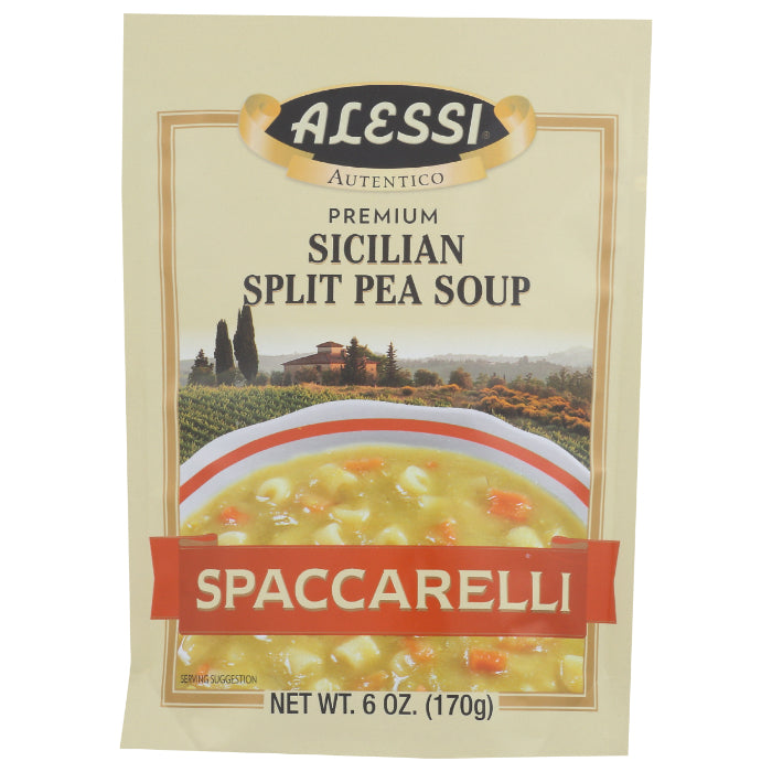 ALESSI MIX SOUP SPLIT PEA 6 OZ - Pack of 6