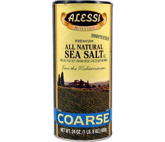 ALESSI SEA SALT COARSE 24 OZ - Pack of 6