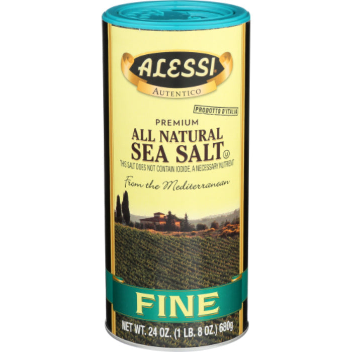 ALESSI SEA SALT FINE 24 OZ - Pack of 6