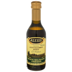 ALESSI VINEGAR BALSAMIC WHITE 8.5 OZ - Pack of 6