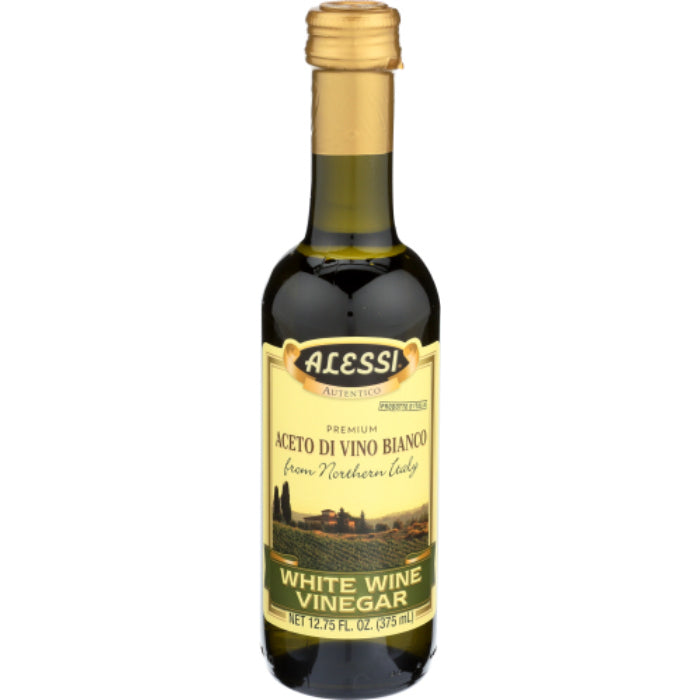 ALESSI VINEGAR WINE WHITE 12.75 OZ - Pack of 6