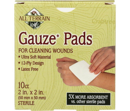 ALL TERRAIN GAUZE PADS 10 PC - Pack of 1