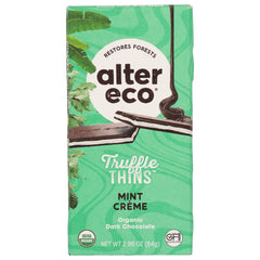 ALTER ECO CHOC BAR TRUFFLE MINT 2.96 OZ - Pack of 12