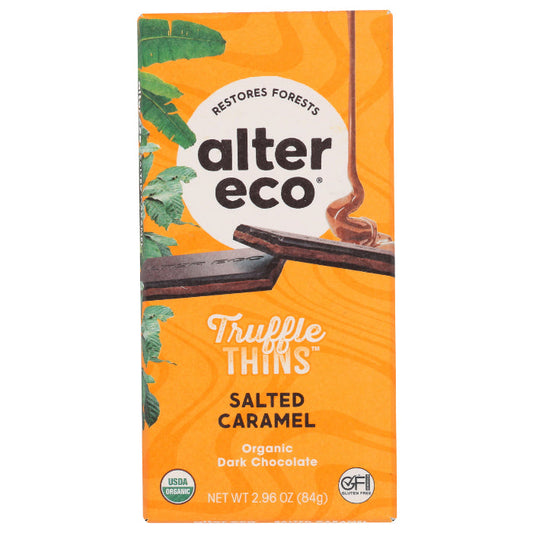 ALTER ECO CHOC BR TRFL SLT CRM ORG 2.96 OZ - Pack of 12