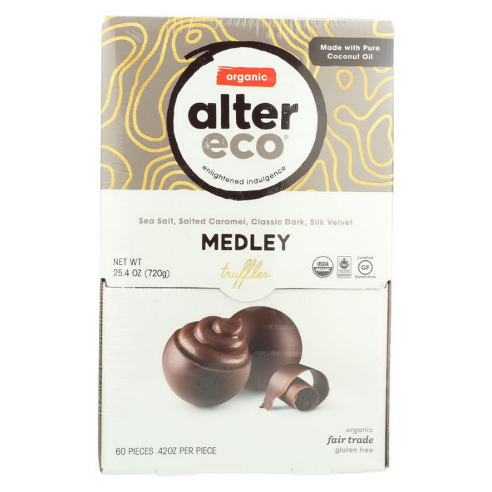 ALTER ECO CHOC TRUFFLE MEDLEY ORG 60 PC - Pack of 1