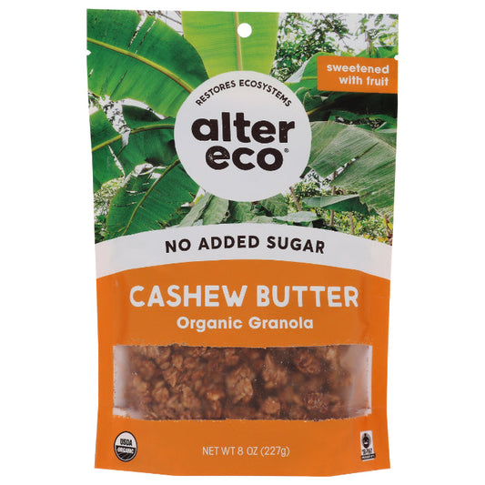 ALTER ECO GRANOLA CASHEW BUTTER 8 OZ - Pack of 6