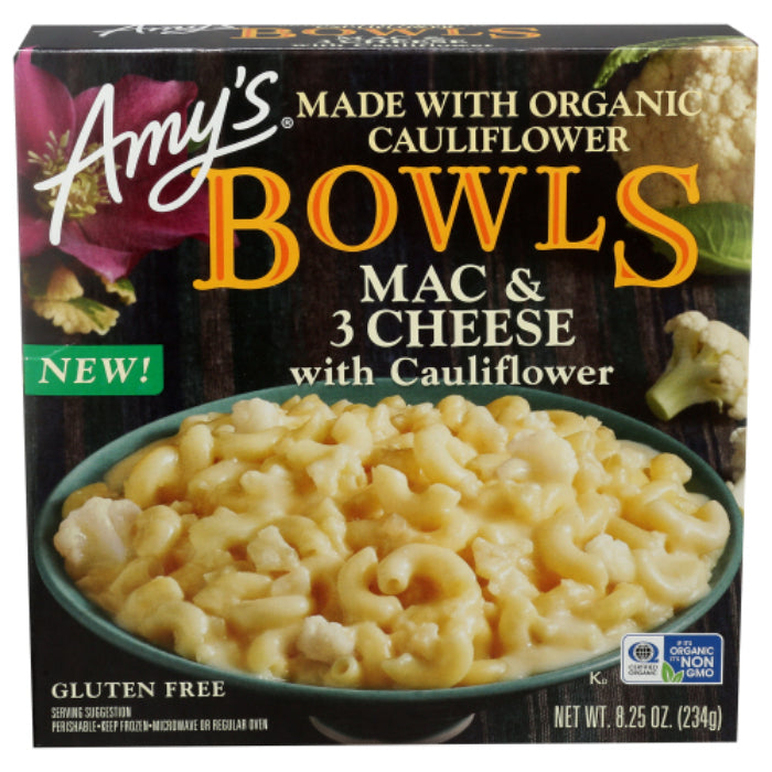 AMYS BOL MAC&CHZ CAULFLWR ORG 8.25 OZ - Pack of 12