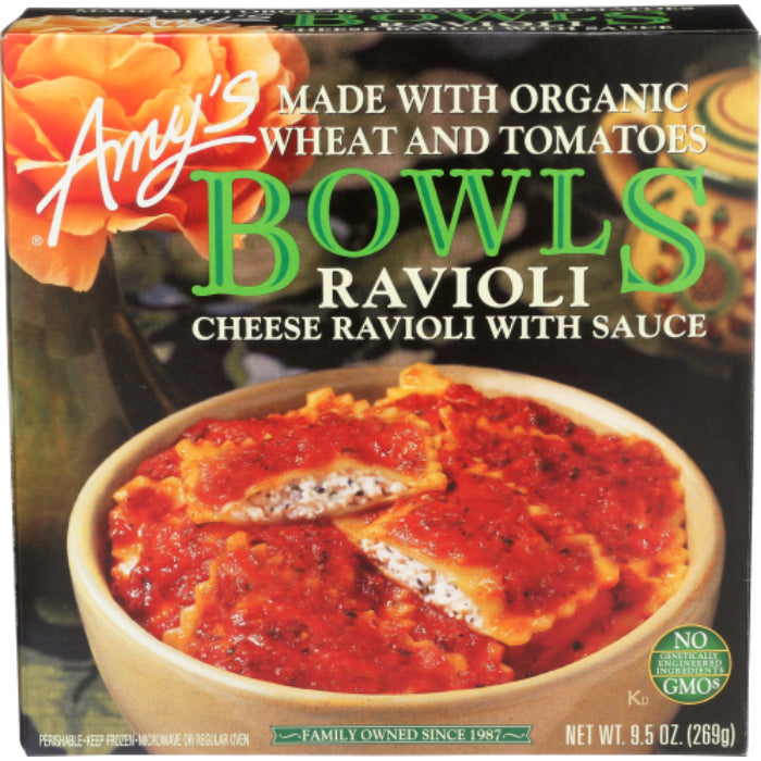 AMYS BOWL RAVIOLI CHS SCE 9.5 OZ - Pack of 12