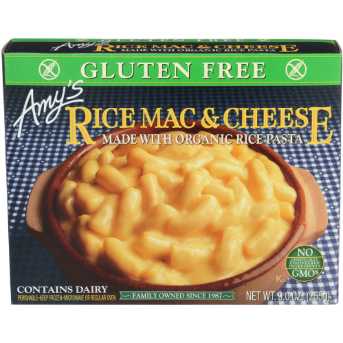 AMYS ENTREE MAC & CHS RICE GF 9 OZ - Pack of 12