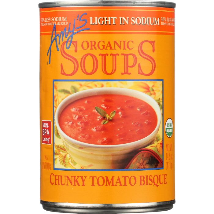 AMYS SOUP TMTO BISQ GF LS ORG 14.5 OZ - Pack of 12