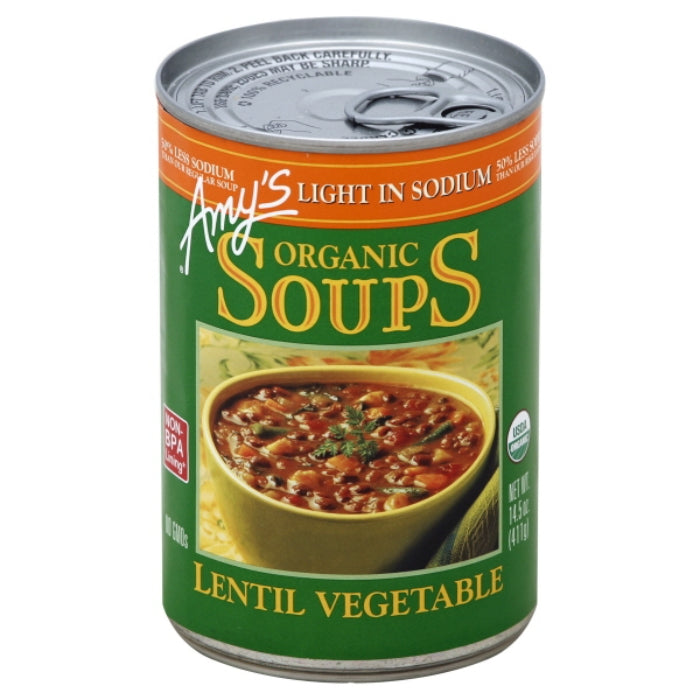 AMYS SOUP VEG LENTIL GF ORG 14.5 OZ - Pack of 12