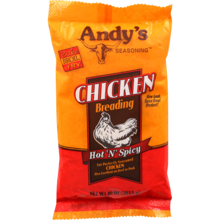 ANDYS BREADING CHCKN HOT 10 OZ - Pack of 6