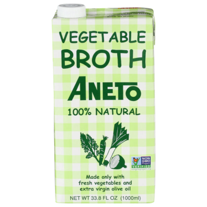 ANETO BROTH VEGETABLE 1 LT - Pack of 6