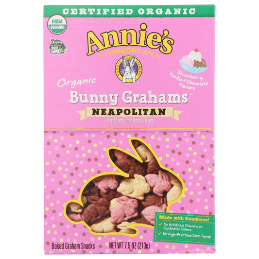 ANNIES HOMEGROWN COOKIE BNY GRM NEOPLTN OR 7.5 OZ - Pack of 12