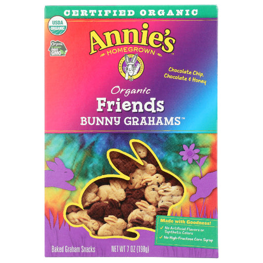 ANNIES HOMEGROWN COOKIE BUNNY GRAHAM FRIEND 7 OZ - Pack of 12