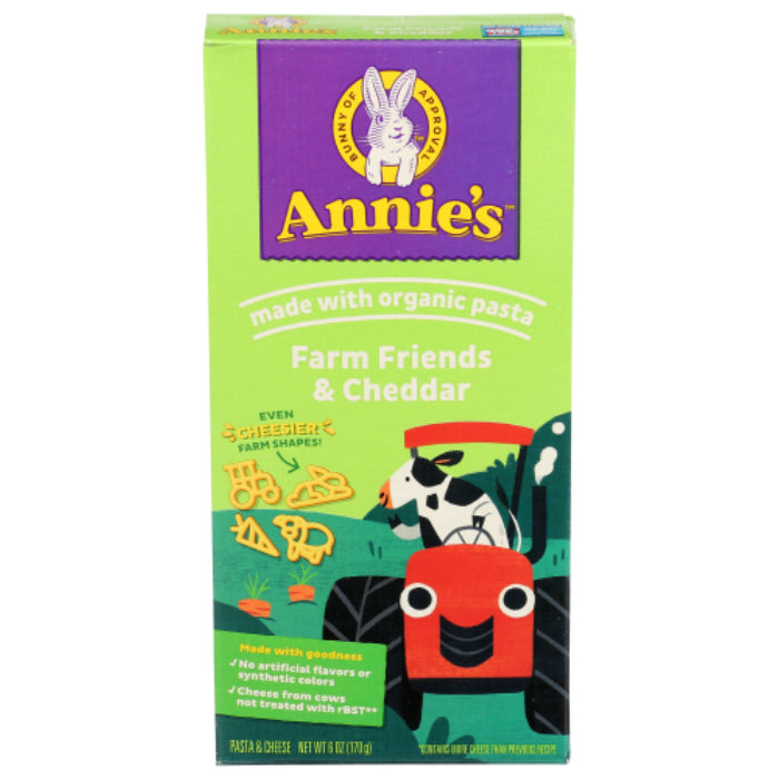 ANNIES HOMEGROWN MAC & CHS BERNIES FARM 6 OZ - Pack of 12