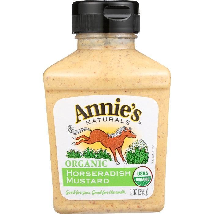 ANNIES HOMEGROWN MUSTARD HRSRADISH GF 9 OZ - Pack of 1