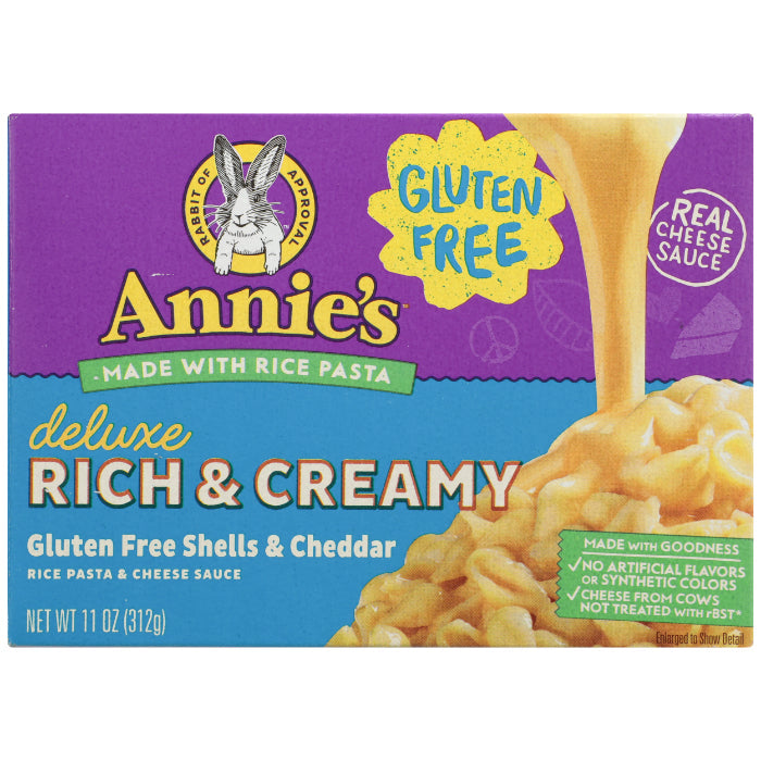 ANNIES HOMEGROWN PASTA RICE & CHDR SCE 11 OZ - Pack of 12