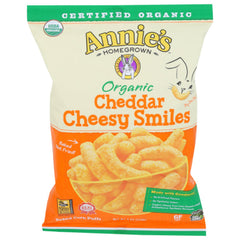 ANNIES HOMEGROWN PUFFS CHEESY AGD CHEDDAR 4 OZ - Pack of 12