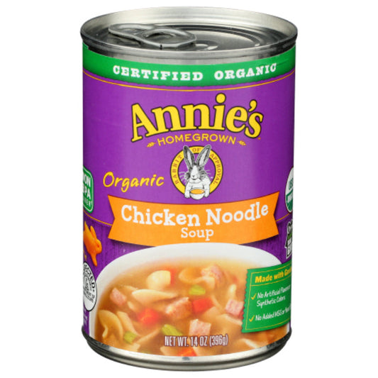 ANNIES HOMEGROWN SOUP CHICKEN NOODLE 14 OZ - Pack of 8