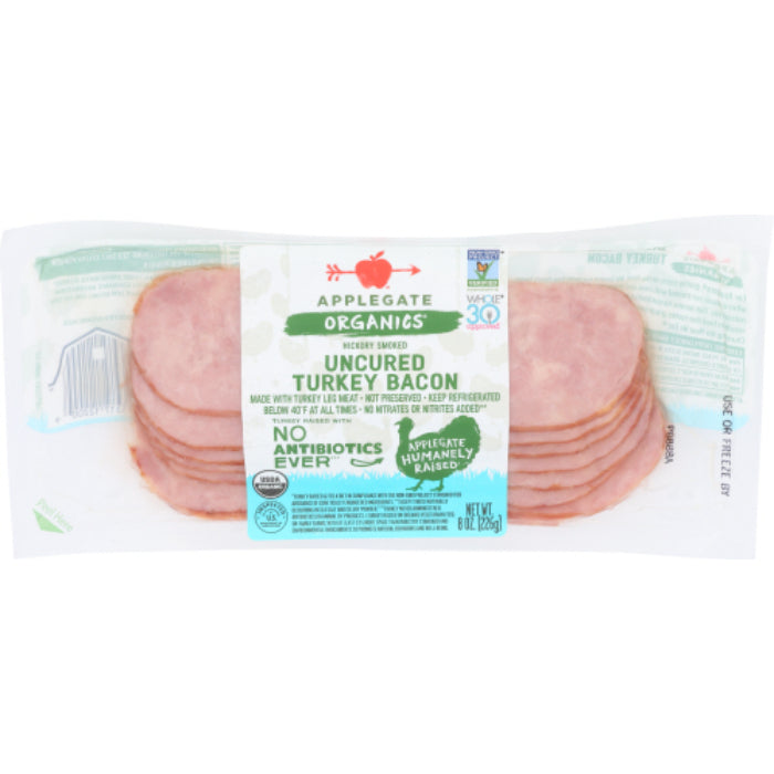 APPLEGATE BACON TURKEY ORG 8 OZ - Pack of 12