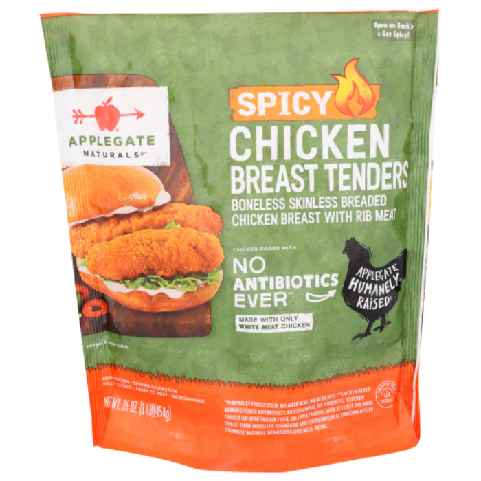 APPLEGATE CHICKEN TENDERS SPICY FM 16 OZ - Pack of 6