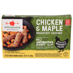 APPLEGATE SAUSAGE BRKFST CHKN&MAPLE 7 OZ - Pack of 12