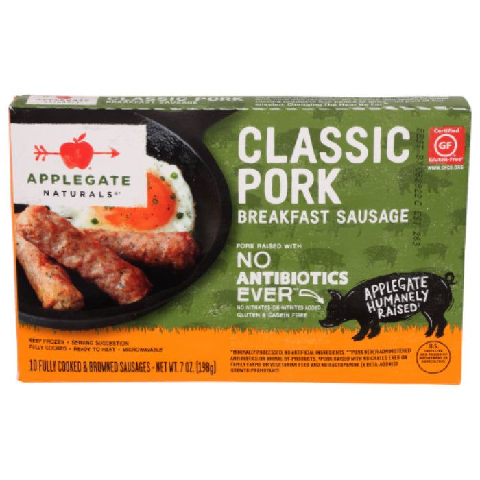 APPLEGATE SAUSAGE BRKFST CLSSC POR 7 OZ - Pack of 12