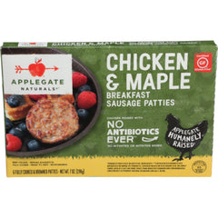 APPLEGATE SAUSAGE PTTY BRKFST CHKN 7 OZ - Pack of 12