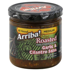 ARRIBA SALSA GRLC & CILANTRO 16 OZ - Pack of 6