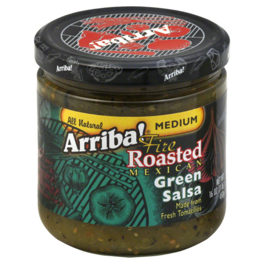 ARRIBA SALSA GRN MEDM 16 OZ - Pack of 6