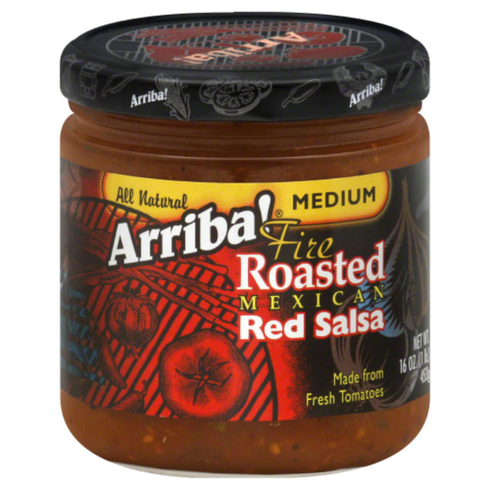 ARRIBA SALSA RED MED 16 OZ - Pack of 6