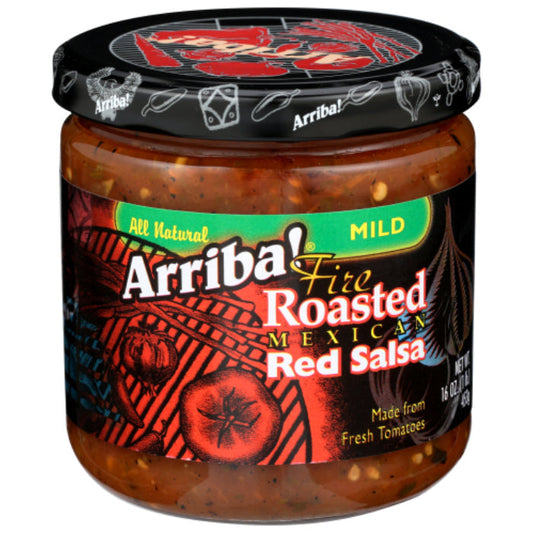 ARRIBA SALSA RED MILD 16 OZ - Pack of 6