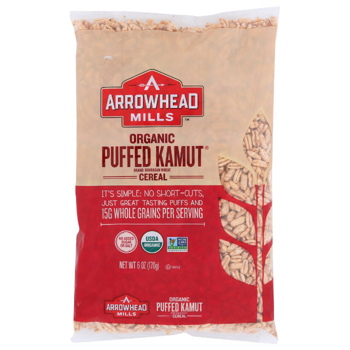 ARROWHEAD MILLS CEREAL PUFF KAMUT NS ORG 6 OZ - Pack of 1