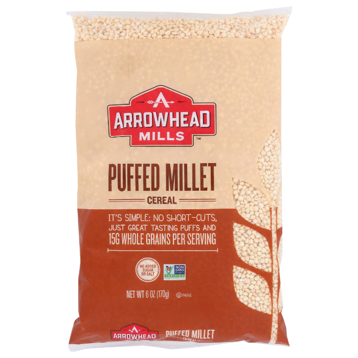 ARROWHEAD MILLS CEREAL PUFF MILLET NS 6 OZ - Pack of 1