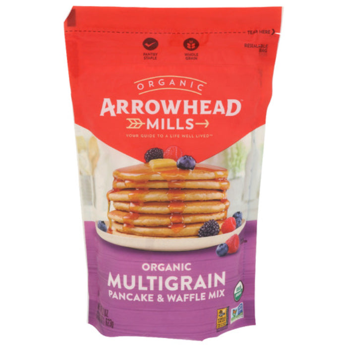 ARROWHEAD MILLS MIX PANCAKE MULTIGRN ORG 22 OZ - Pack of 6