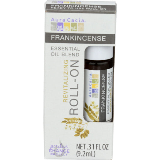 AURA CACIA OIL ESSENT ROLL FRNKINCNSE 0.31 FO - Pack of 4