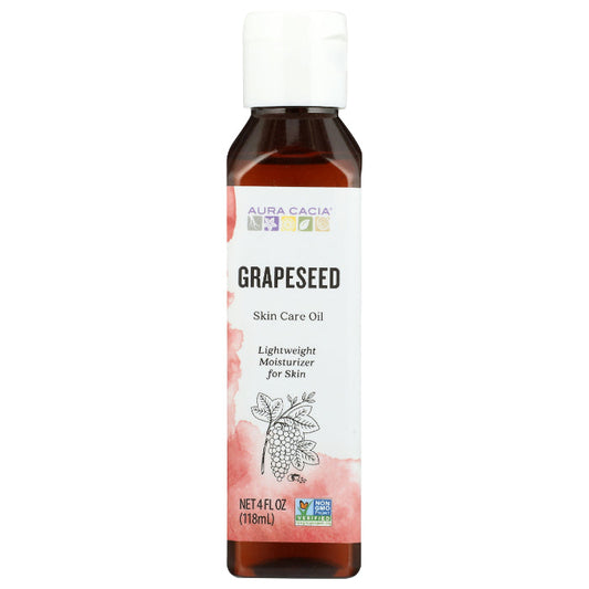 AURA CACIA OIL SKINCARE GRAPESEED 4 OZ - Pack of 1